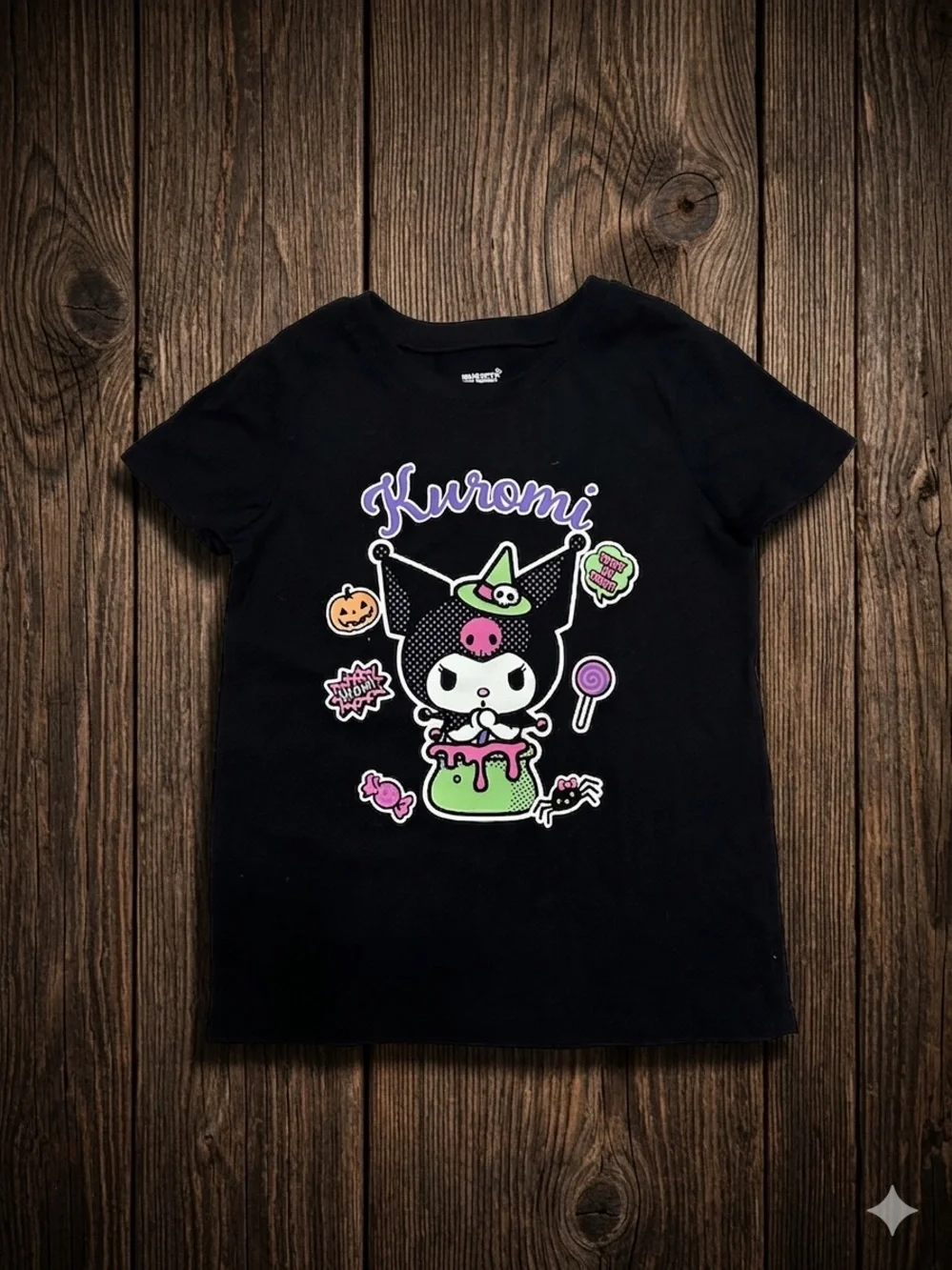 The Children's Place Girls 5T Kuromi Halloween Witch T-Shirt